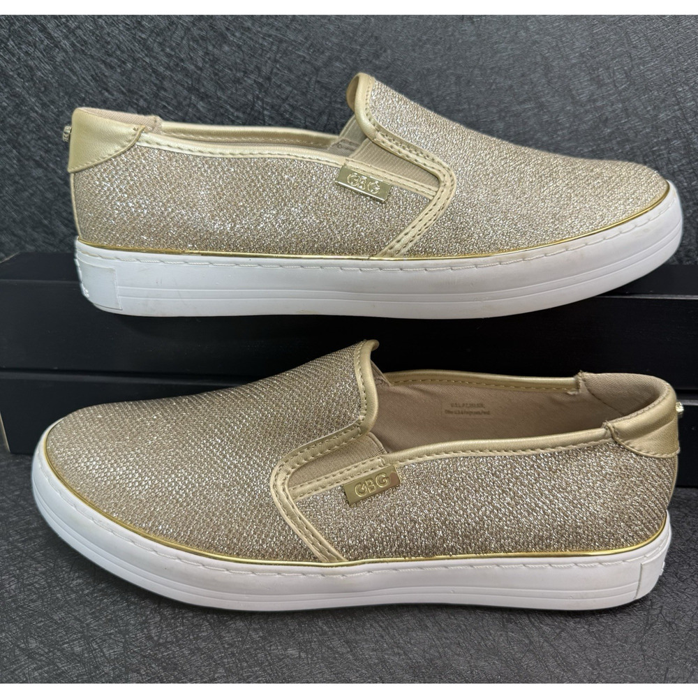 GBG Los Angeles Gold GGGollys2 Slip On Women’s Size 10M - Picture 1 of 14